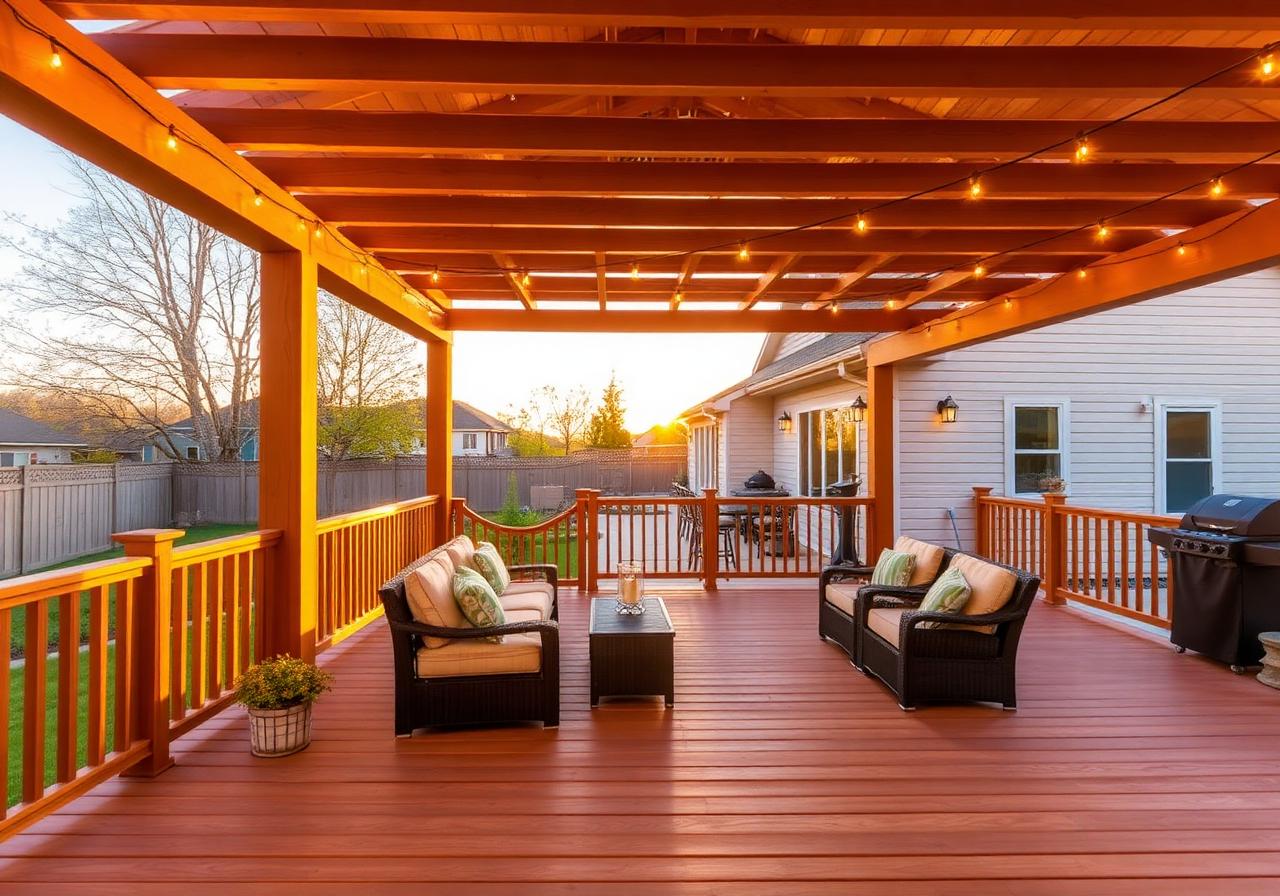 Backyard Deck & Pergola — Outdoor Living in Lauderdale, MS by Frank to the Rescue
